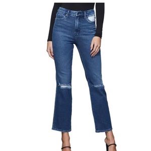 Good American high rise good curve jeans. Worn once.